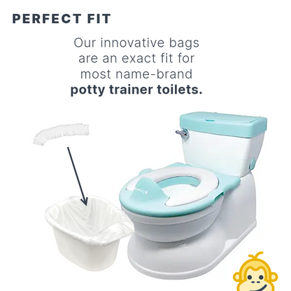 Perfect Fit Disposable Potty Liners for Toddler Potty Toilets