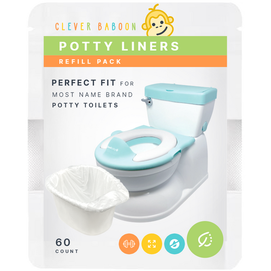Subscription - Perfect Fit Disposable Potty Liners for Toddler Potty Toilets