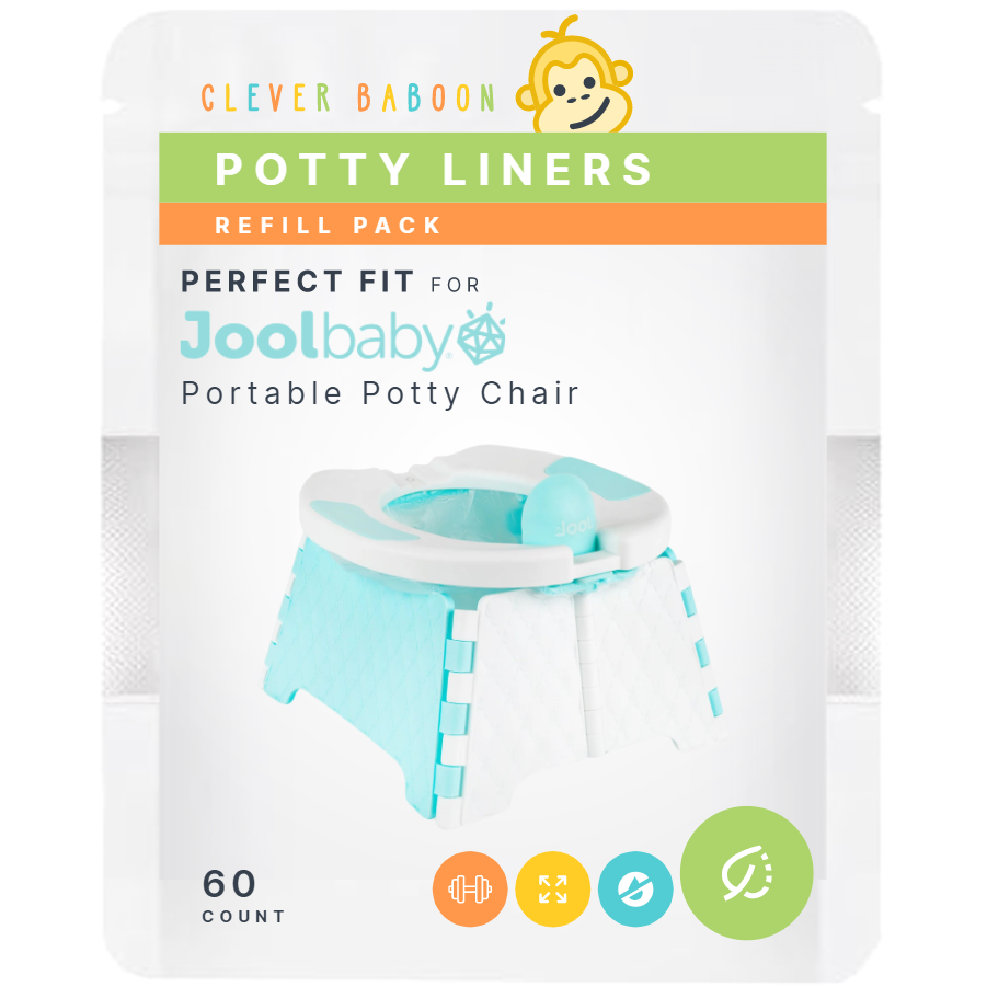 Perfect Fit Disposable Potty Liners for Toddler Potty Toilets