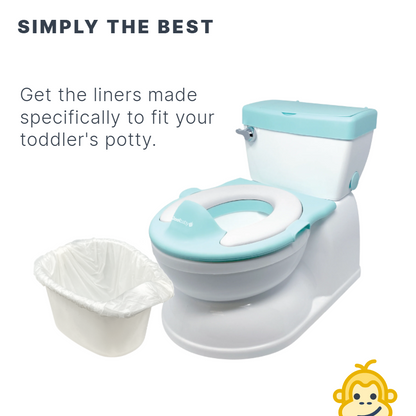 Subscription - Perfect Fit Disposable Potty Liners for Toddler Potty Toilets